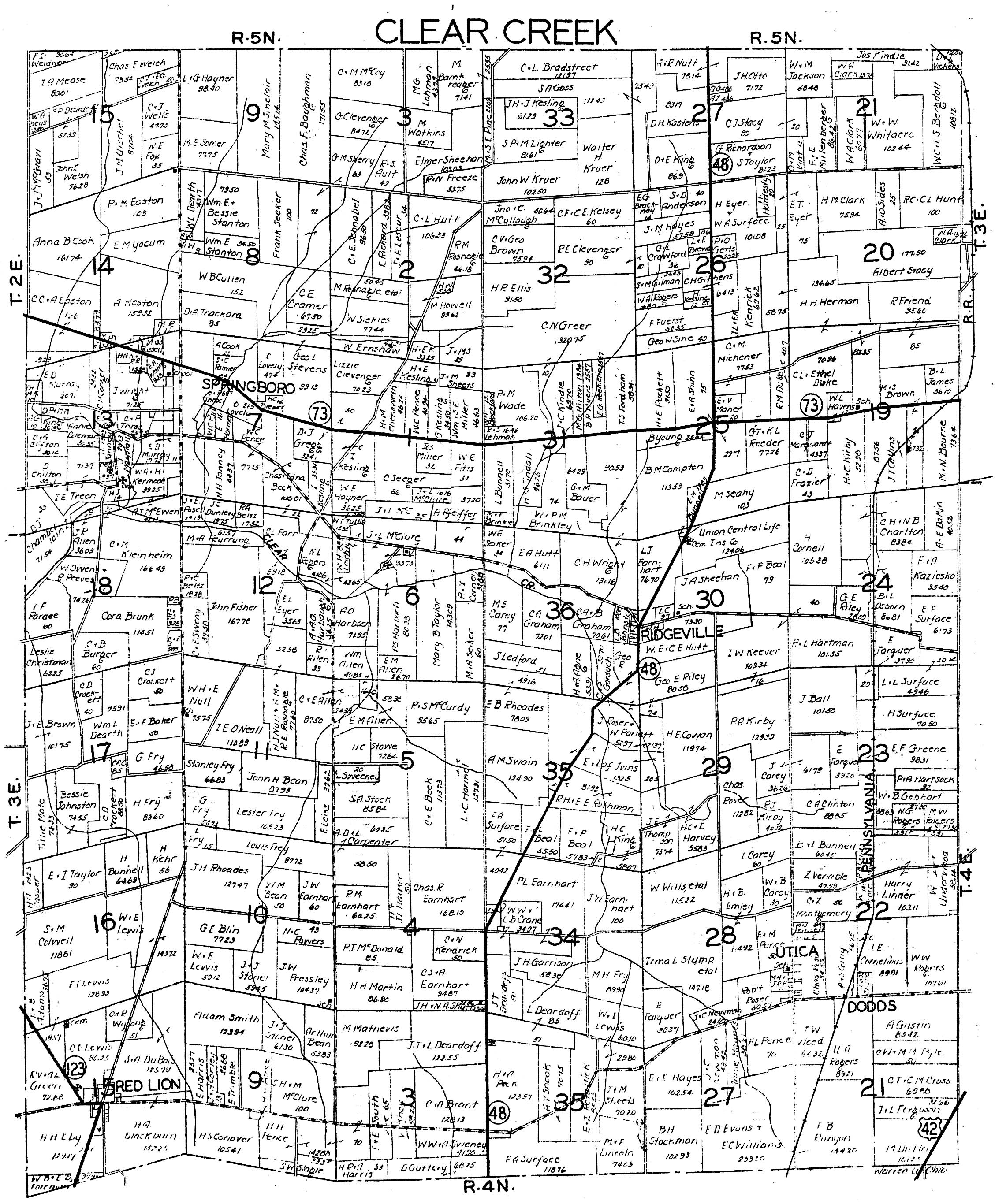 Warren County Genealogical Society Map Resources